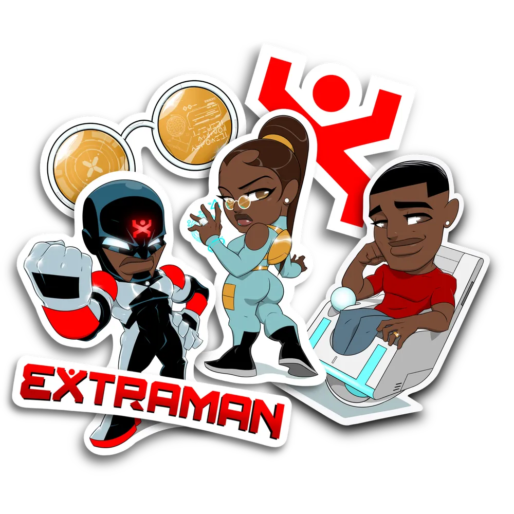 Extraman Sticker Sheet